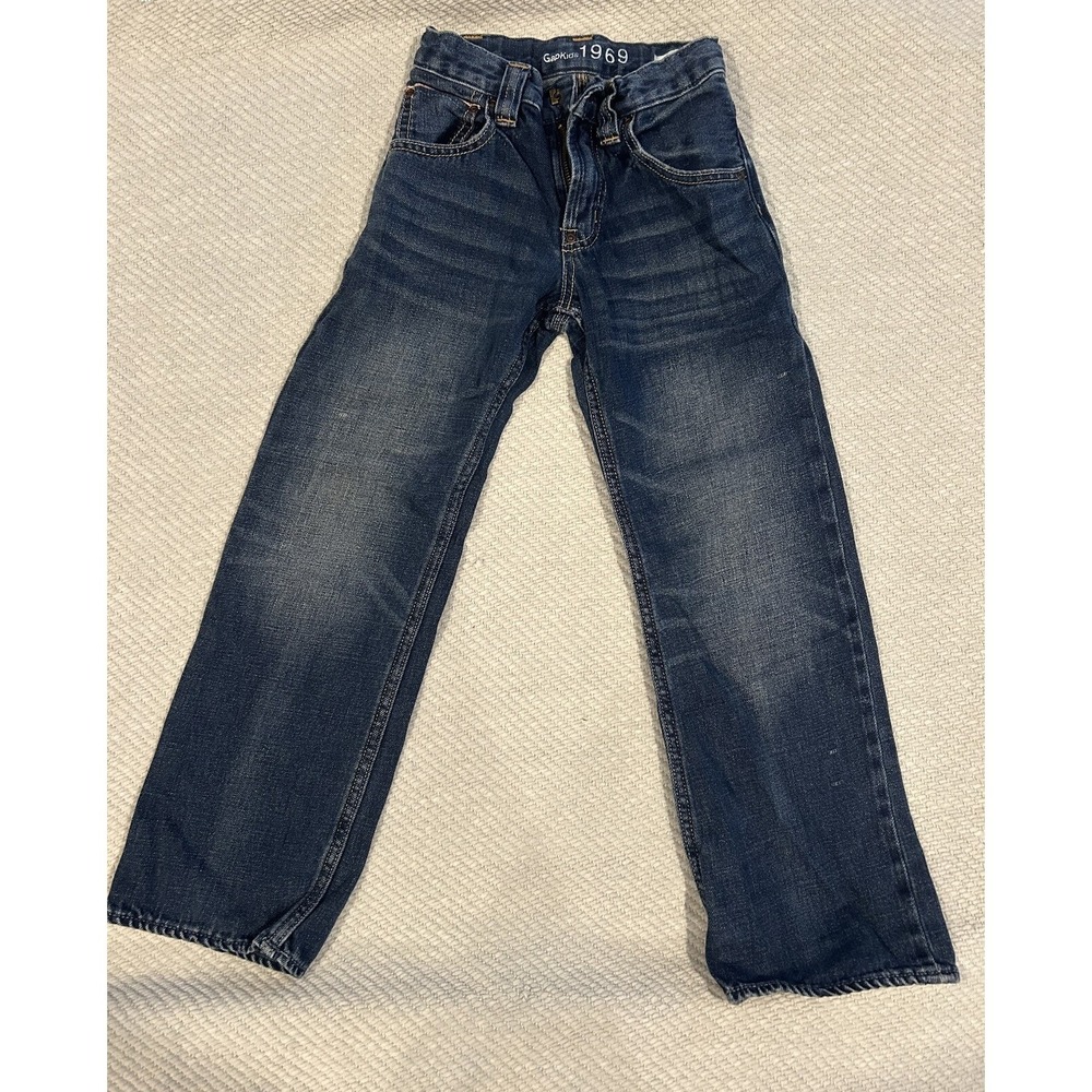 Gap Kids 1969 Dark Wash Jeans Boys 7 - Picture 1 of 2